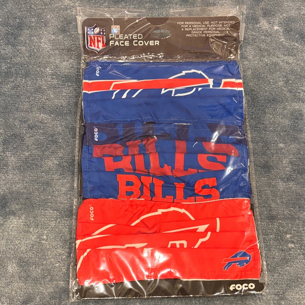 NFL Blue and Red Face Masks